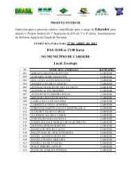 Cronograma da Entevista - Educador - INSTRUIR