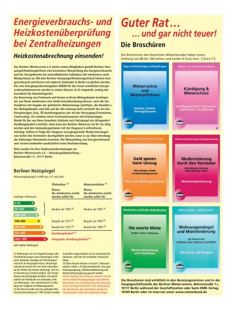 MieterMagazin - Berliner Mieterverein e.V.