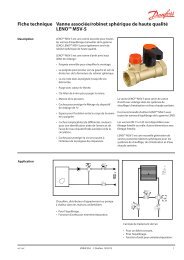 Fiche technique Vanne associée/robinet sphérique de haute qualité ...