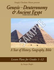 Genesis through Deuteronomy & Ancient Egypt sample - Simply ...