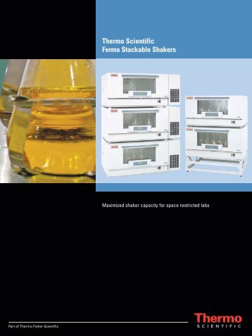 MaxQ 8000 Shakers Catalog (PDF) - McQueen Labs