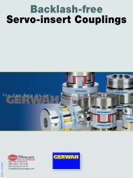 GERWAH Backlash-free Servo-insert Couplings