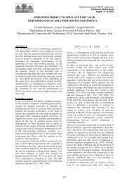 simplified models to simulate part load performances of air ... - ibpsa