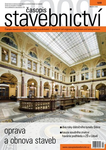 oprava a obnova staveb - Äasopis stavebnictvÃ­