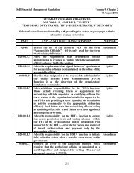 Defense Travel System (DTS) - Office of the Under Secretary of ...