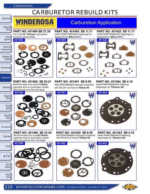 Accessories 225 Carb Cleaner Wire Set 226 Carb Cleaner Wires