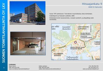 Hitsaajankatu 9 00810 Helsinki