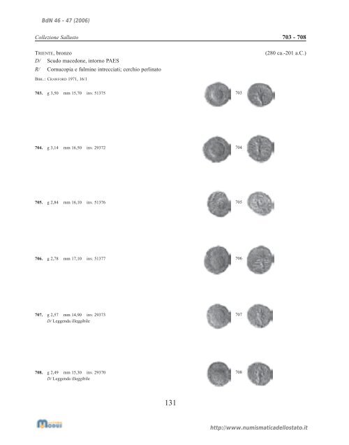 Bollettino n. 46-47 - Portale Numismatico dello Stato