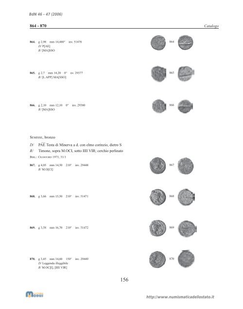 Bollettino n. 46-47 - Portale Numismatico dello Stato