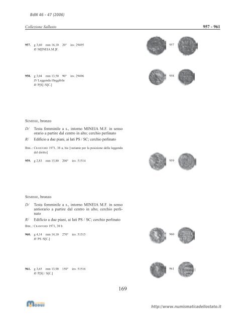 Bollettino n. 46-47 - Portale Numismatico dello Stato