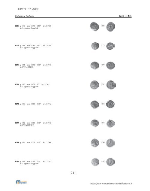 Bollettino n. 46-47 - Portale Numismatico dello Stato