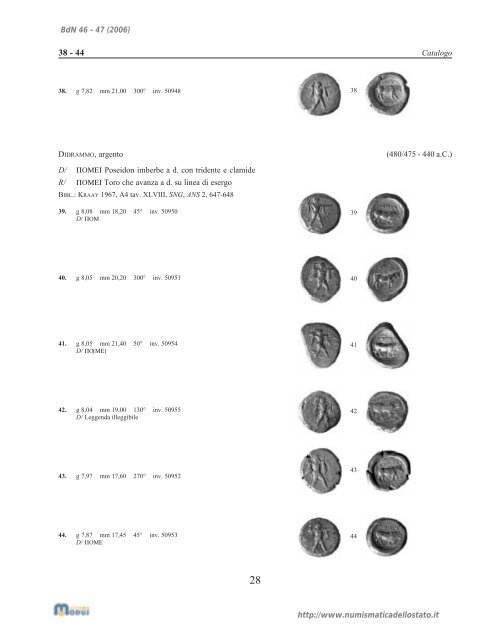 Bollettino n. 46-47 - Portale Numismatico dello Stato