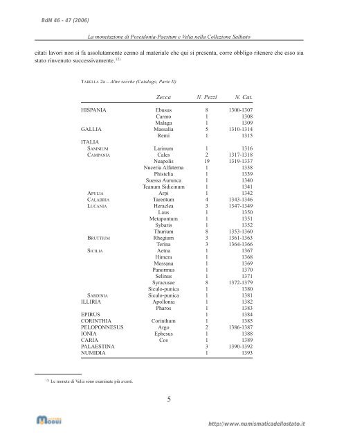 Bollettino n. 46-47 - Portale Numismatico dello Stato