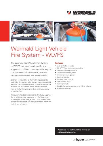 Light Vehicle Systems Brochure - Wormald New Zealand