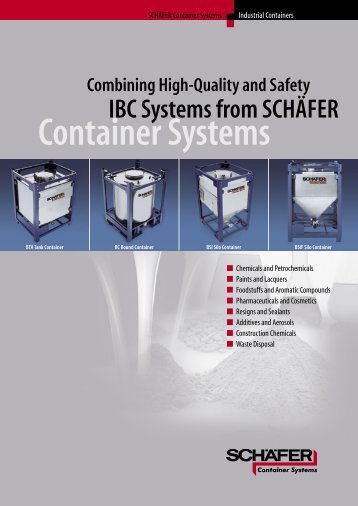 SCHAFER IBC - Container Systems - Manich-Ylla, SA