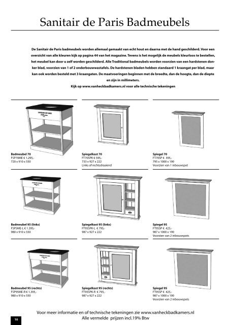 Van Heck Products & Prices - Warmteservice