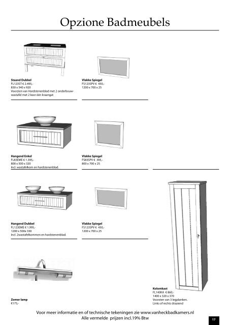 Van Heck Products & Prices - Warmteservice