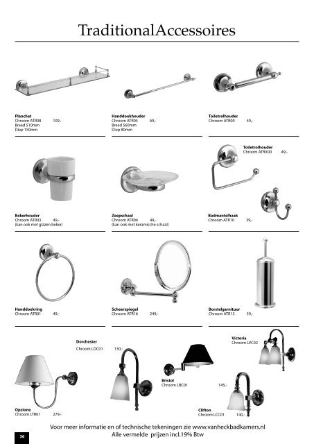 Van Heck Products & Prices - Warmteservice