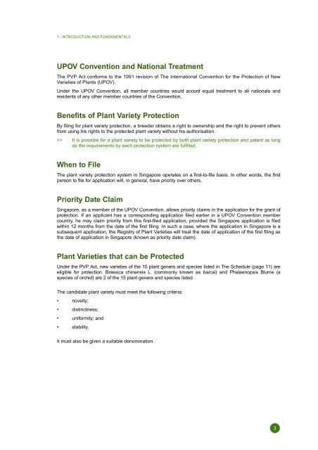 Plant Varieties Protection Infopack - Intellectual Property Office of ...