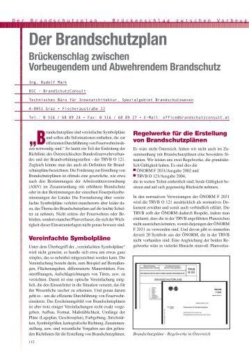 Brandschutzpläne - Brandschutzjahrbuch