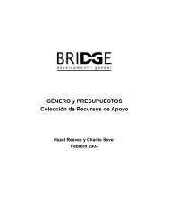 BRIDGE report template - Institute of Development Studies