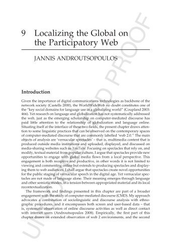 9 Localizing the Global on the Participatory Web - jannis ...