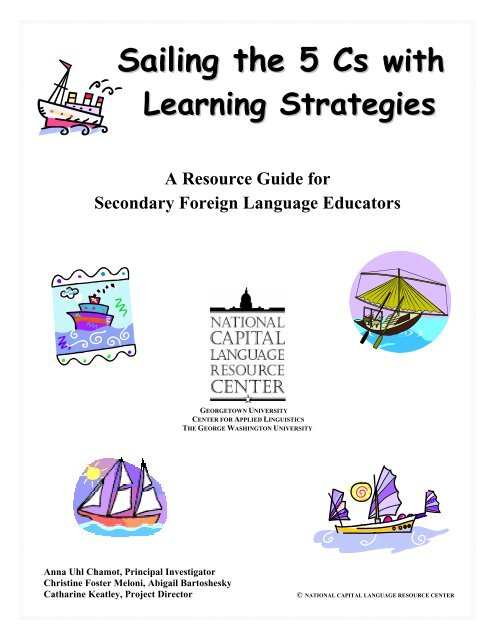 Sailing The 5 Cs With Learning Strategies Nclrc