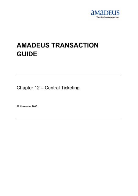 12 Central ticketing chapter 2008-02-01.pdf - Scandinavia - Amadeus