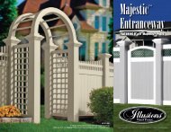 Majestic™ Entranceway - Illusions Vinyl Fence