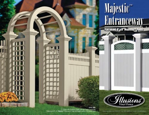 Illusions deals vinyl fence