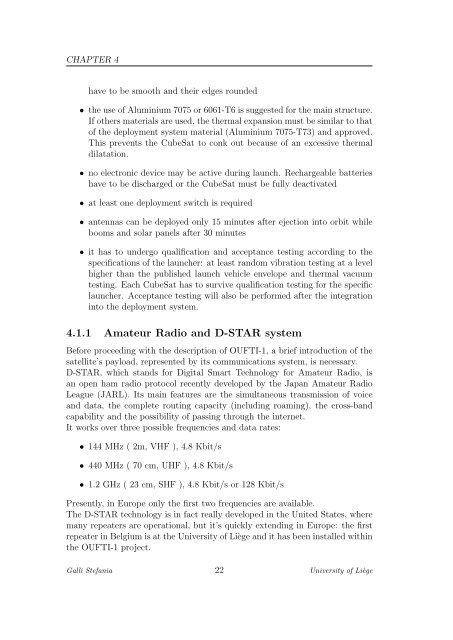 Mission Design for the CubeSat OUFTI-1