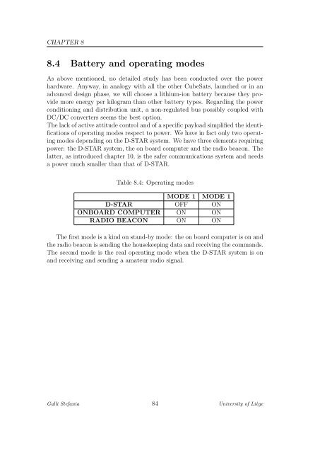 Mission Design for the CubeSat OUFTI-1