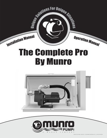 Complete Pro Owner's Manual - Munro Companies