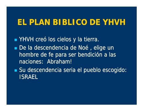 el plan biblico de yhvh - Desde el monte de Efraim