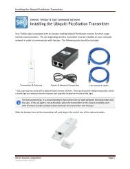 Installing the Ubiquiti PicoStation Transmitter - J.M. Stewart Signs