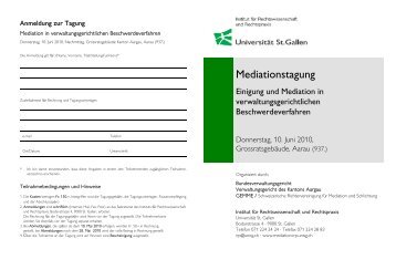 Mediationstagung - Gemme