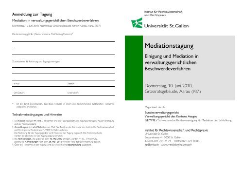 Mediationstagung - Gemme