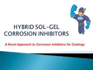 A Novel Approach to Corrosion Inhibitors for Coatings. - Halox