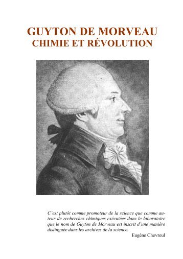 GUYTON DE MORVEAU - Chimie du temps qui passe