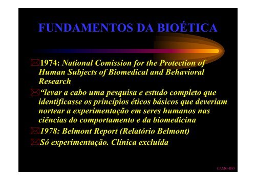 Fundamentos da BioÃ©tica - Acad. Carlos Gottschall