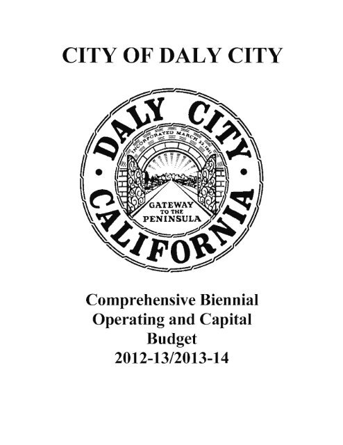 Operating Budget 2012 - 2014 - City of Daly City