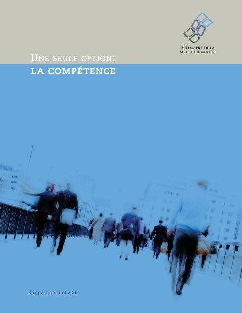 la compÃ©tence - Chambre de la sÃ©curitÃ© financiÃ¨re