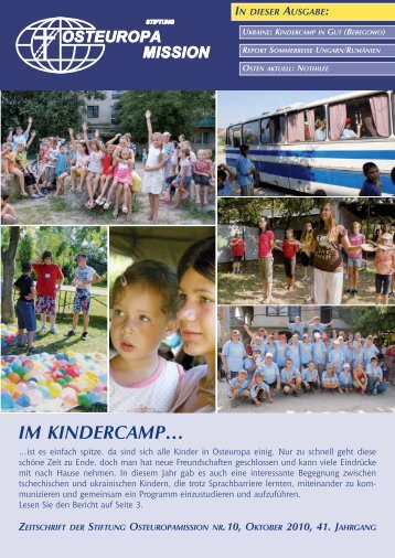 IM KINDERCAMP… - Osteuropamission Schweiz