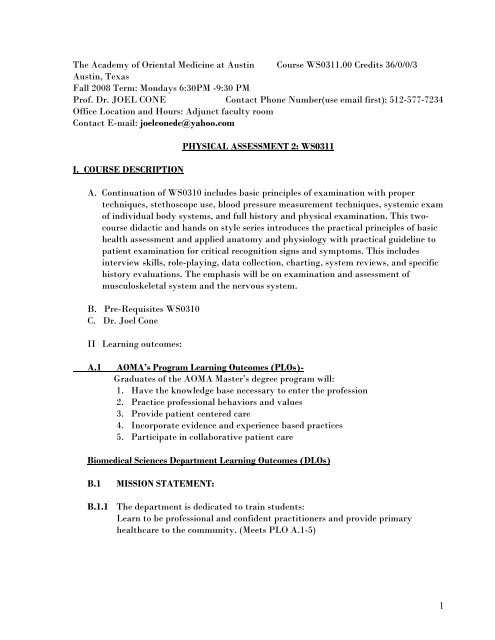 Syllabus.pdf - CatsTCMNotes