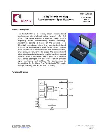 KXSC4-2050 Specifications Rev 3.pdf - Willow.co.uk