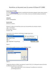 NumÃ©riser un document avec le scanner A3 Epson GT-15000