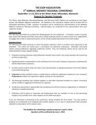Speaker Proposal Form - The ESOP Association