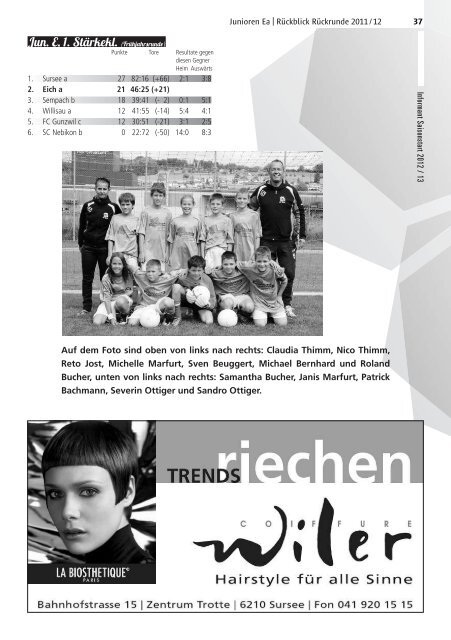 Informant Saisonstart 2012/2013 - SC Eich