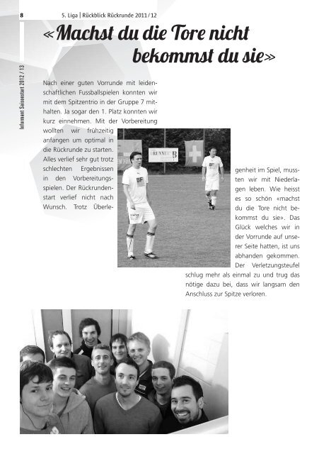 Informant Saisonstart 2012/2013 - SC Eich