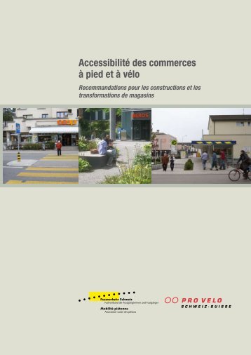 Accessibilité des commerces à pied et à vélo